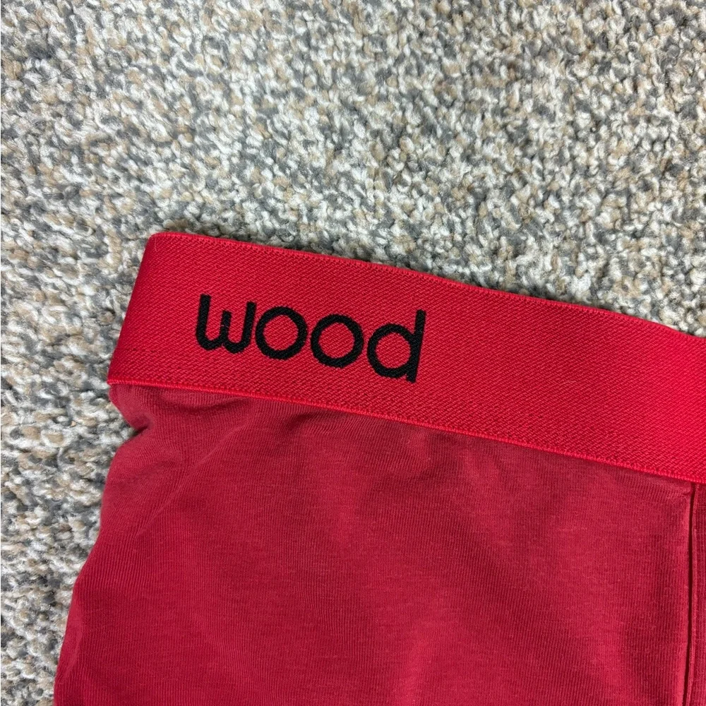 Red‎ wood underwear trunk style